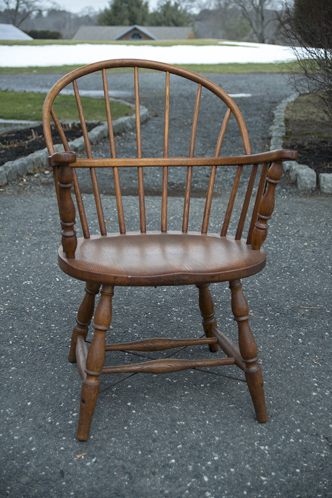 Set of Sack Back Firehouse Windsor Chairs