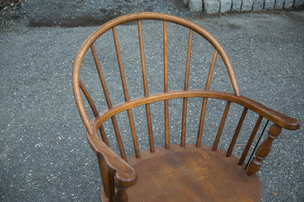 Set of Sack Back Firehouse Windsor Chairs