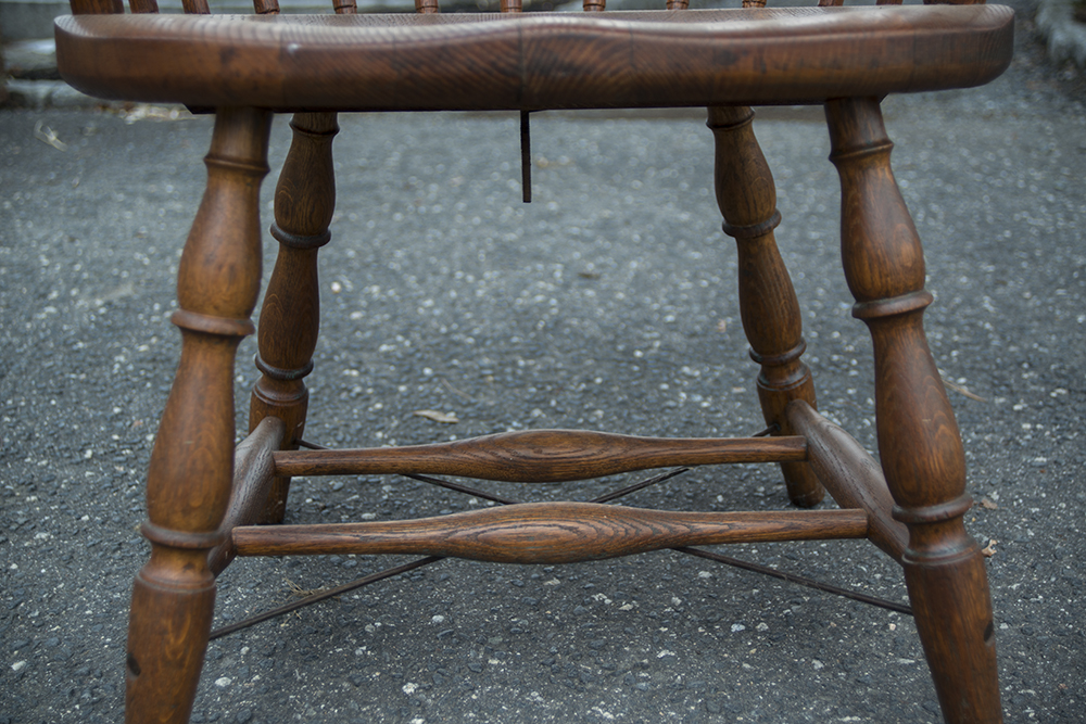 Set of Sack Back Firehouse Windsor Chairs