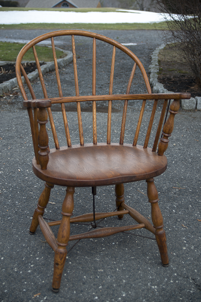Set of Sack Back Firehouse Windsor Chairs