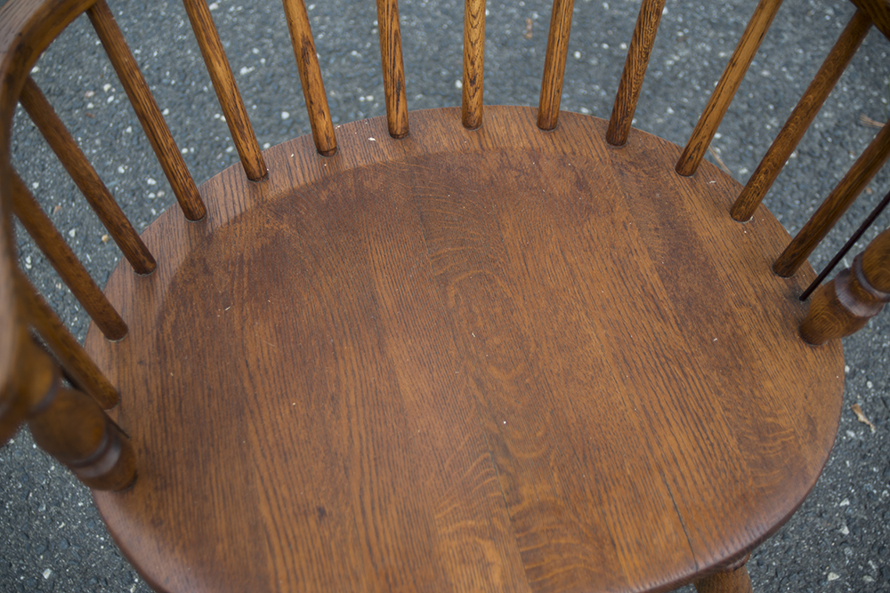 Set of Sack Back Firehouse Windsor Chairs