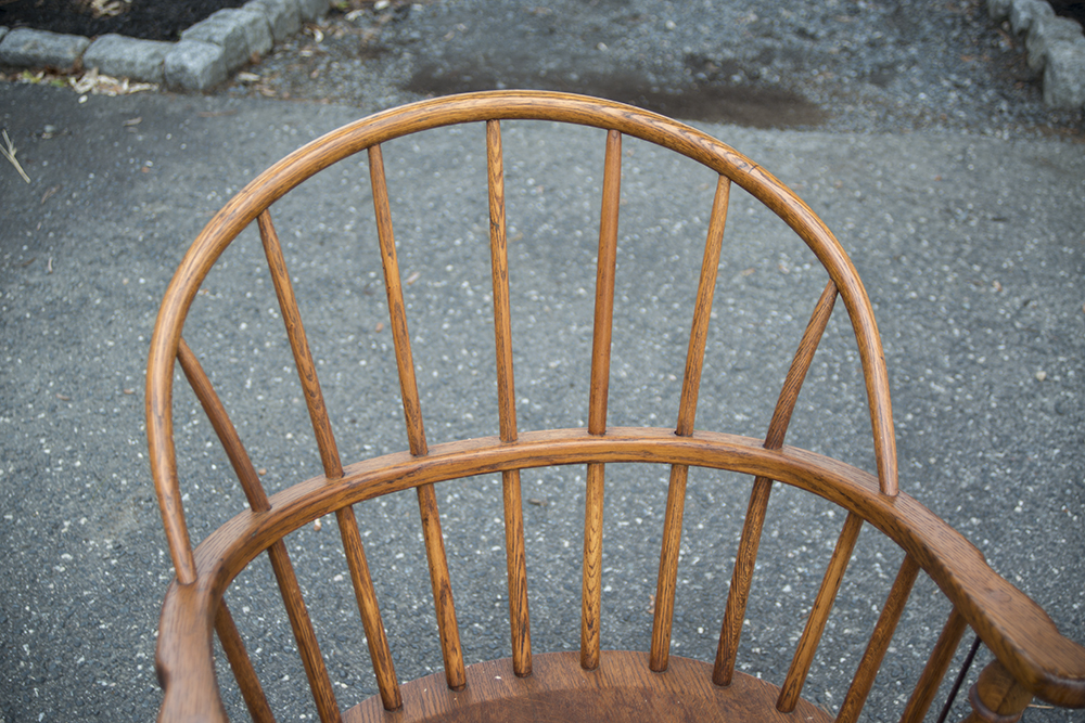 Set of Sack Back Firehouse Windsor Chairs