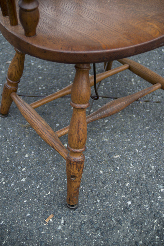 Set of Sack Back Firehouse Windsor Chairs