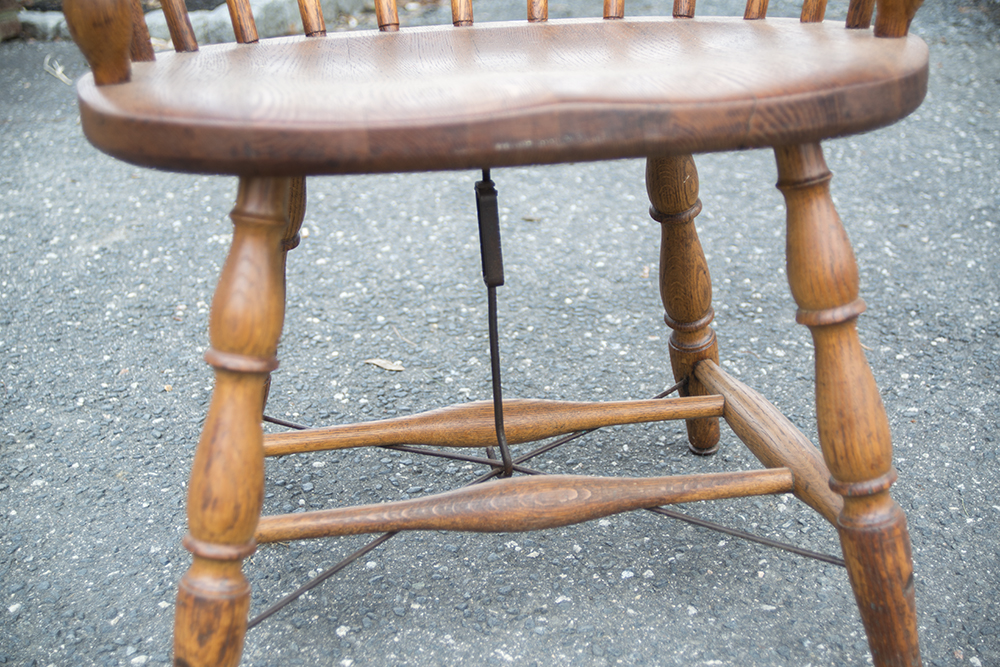 Set of Sack Back Firehouse Windsor Chairs