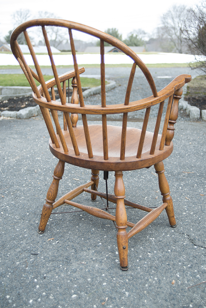 Set of Sack Back Firehouse Windsor Chairs