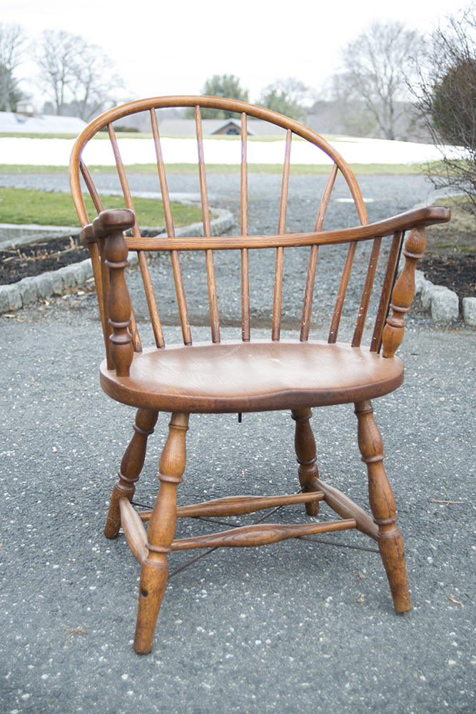 Set of Sack Back Firehouse Windsor Chairs