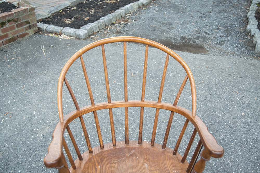 Set of Sack Back Firehouse Windsor Chairs