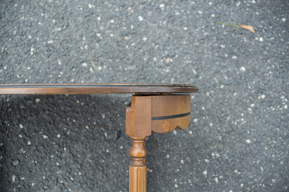 Vintage Federal Style Floral Painted Table