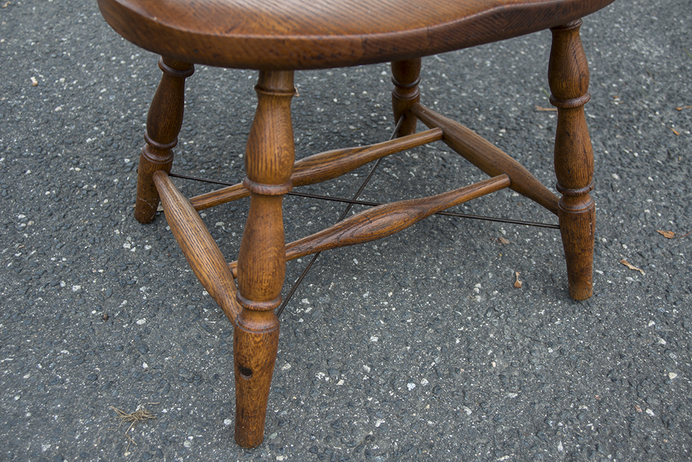 Set of Sack Back Firehouse Windsor Chairs