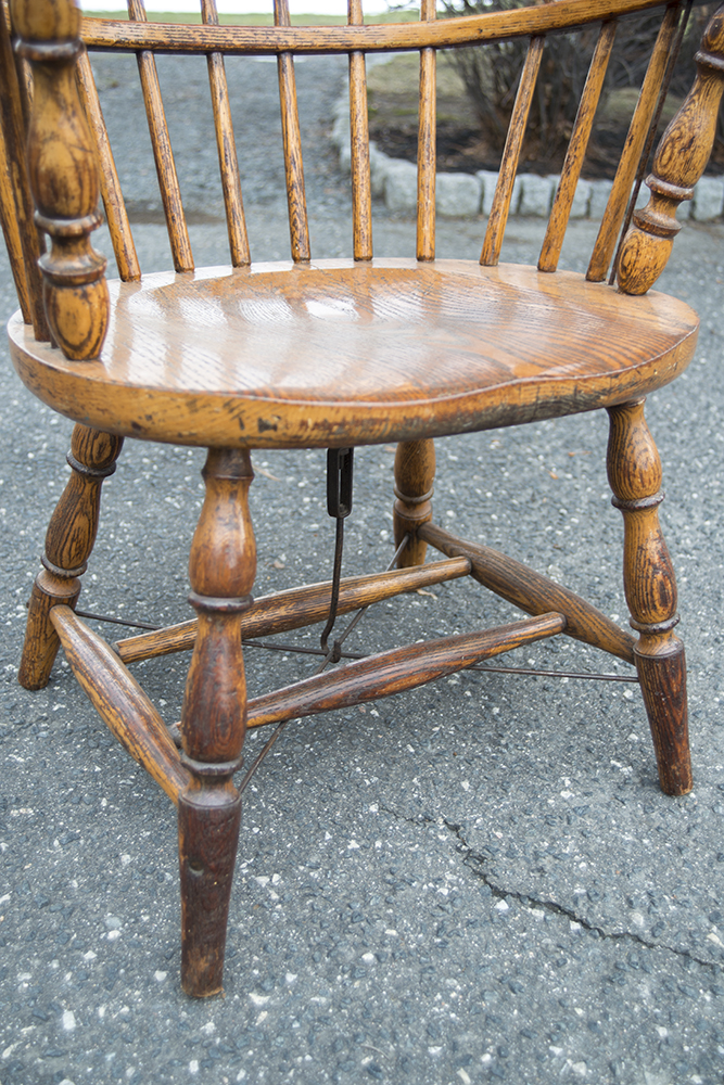 Set of Sack Back Firehouse Windsor Chairs