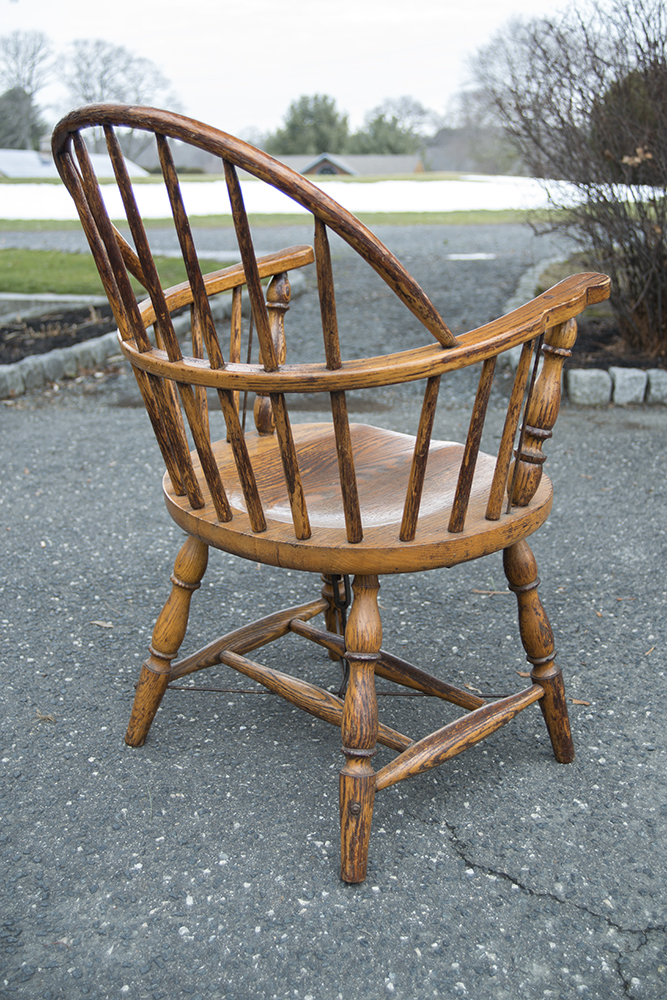 Set of Sack Back Firehouse Windsor Chairs