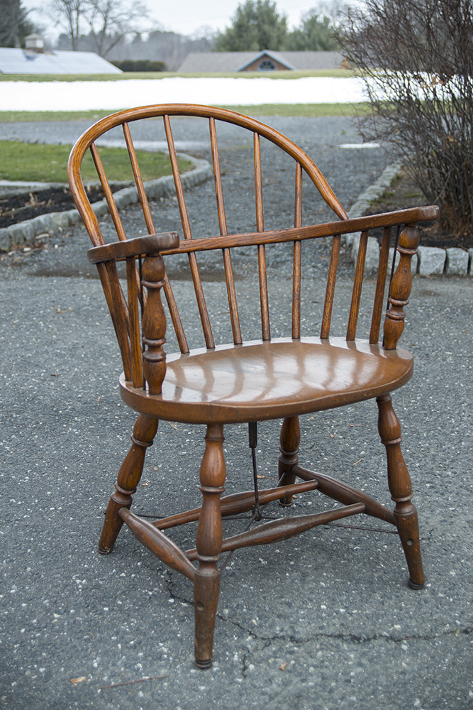 Set of Sack Back Firehouse Windsor Chairs