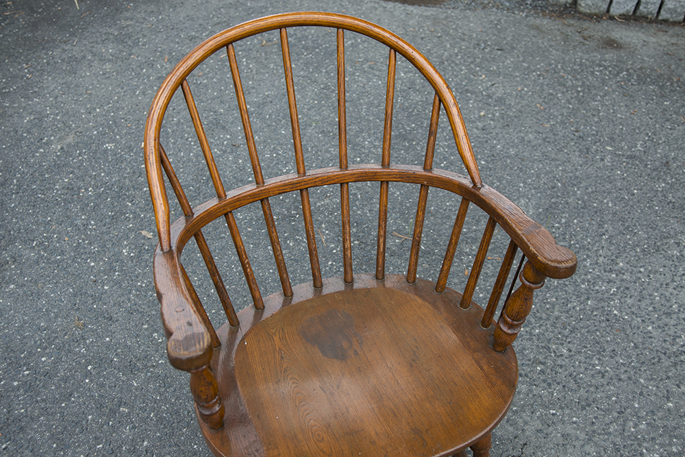 Set of Sack Back Firehouse Windsor Chairs