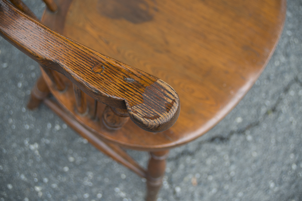 Set of Sack Back Firehouse Windsor Chairs