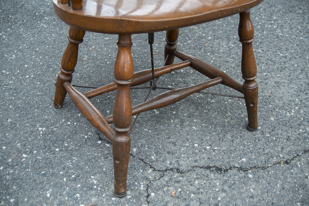 Set of Sack Back Firehouse Windsor Chairs