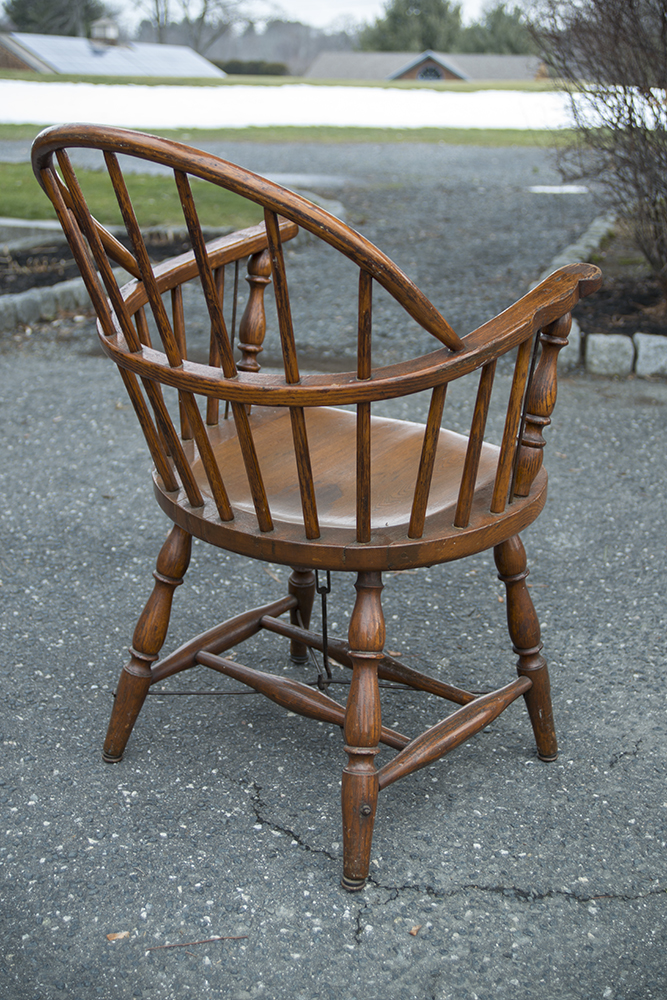 Set of Sack Back Firehouse Windsor Chairs