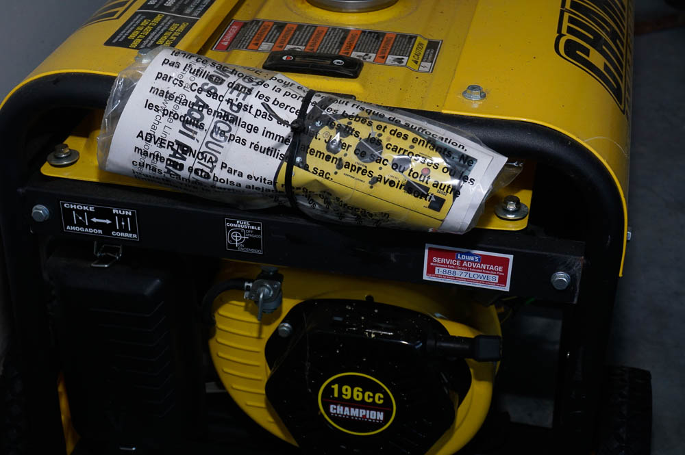 Champion 3000 Watt Generator