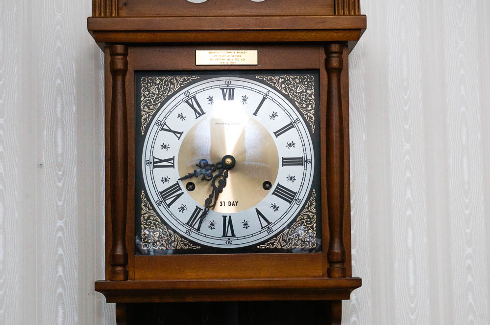 Vintage Hamilton Two-Key 31 Day Wall Clock