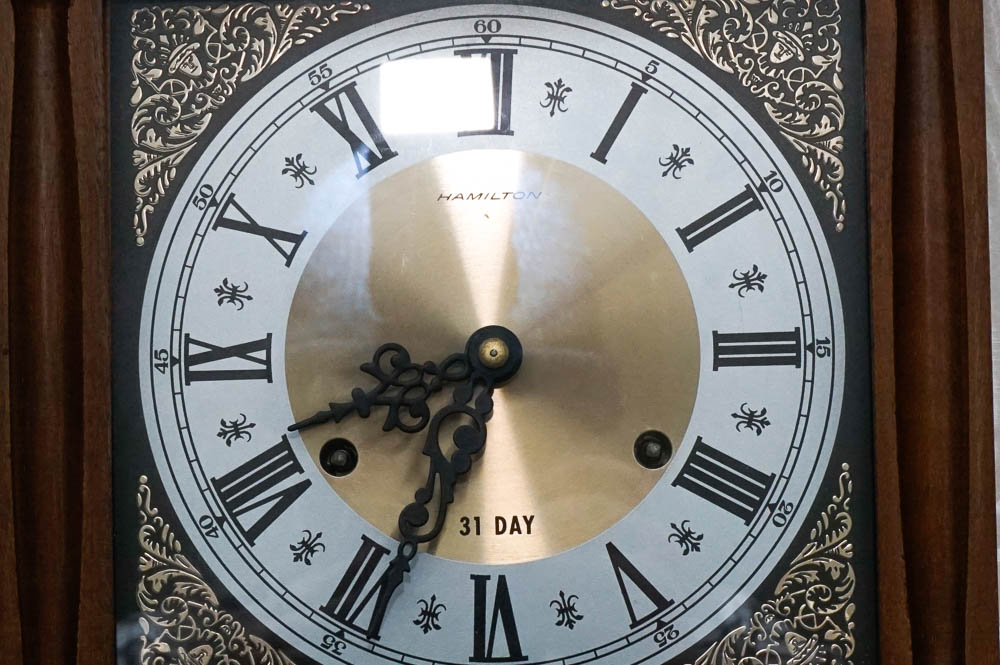 Vintage Hamilton Two-Key 31 Day Wall Clock