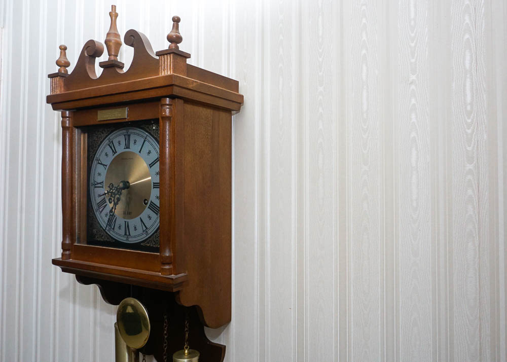 Vintage Hamilton Two-Key 31 Day Wall Clock