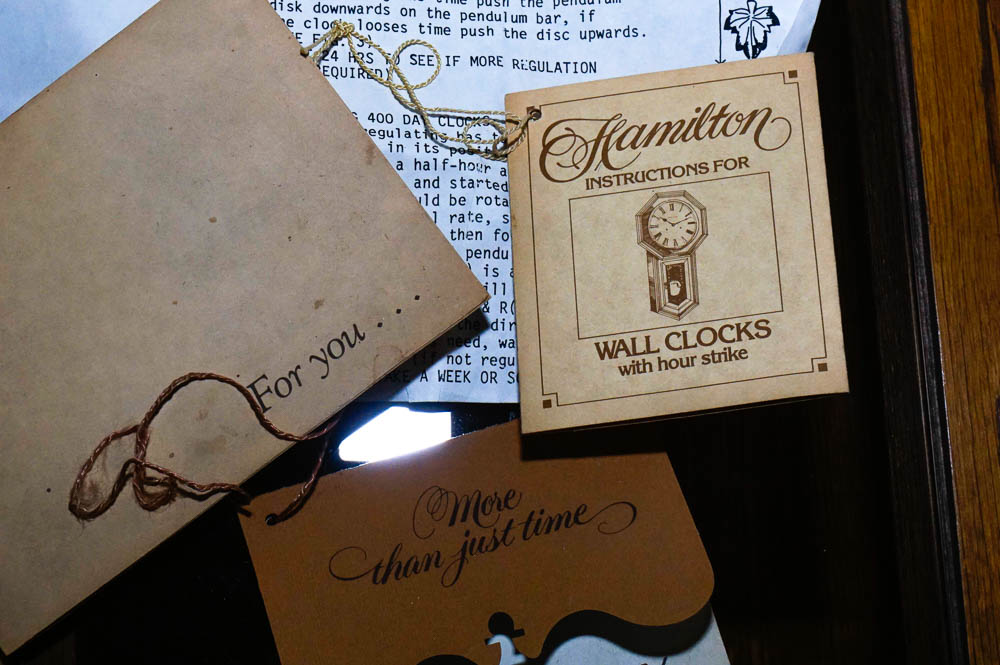 Vintage Hamilton Two-Key 31 Day Wall Clock