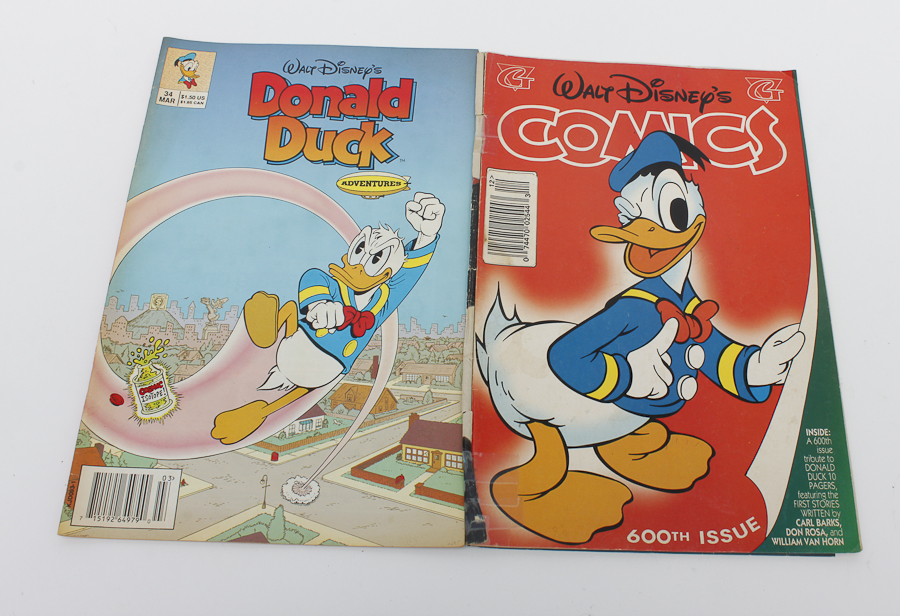 Vintage Donald Duck Disney Comic Books