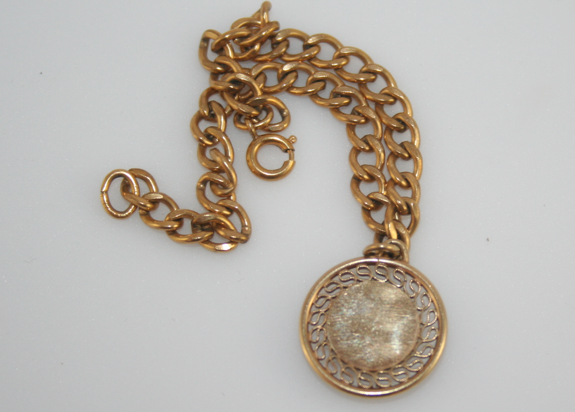 10K Yellow Gold Keebler Service Award on 12K Gold-Plated Bracelet