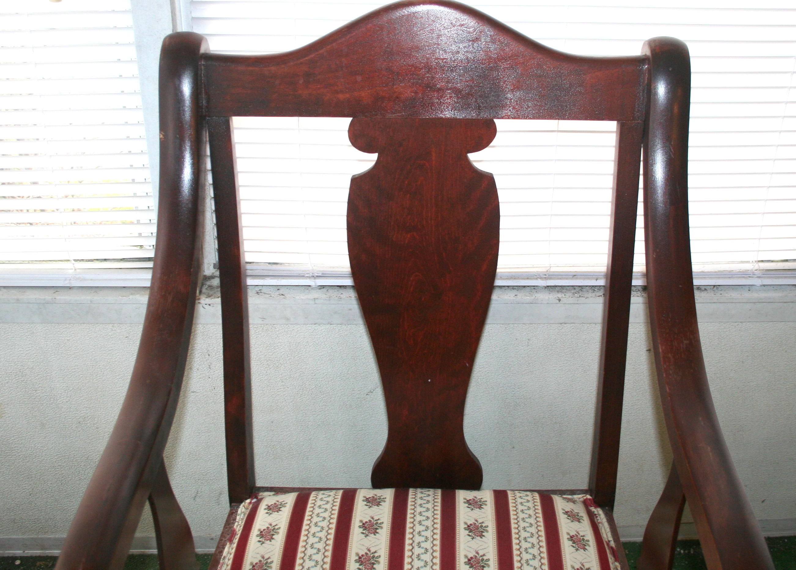 Mahogany Eastlake Style Vintage Arm Chair