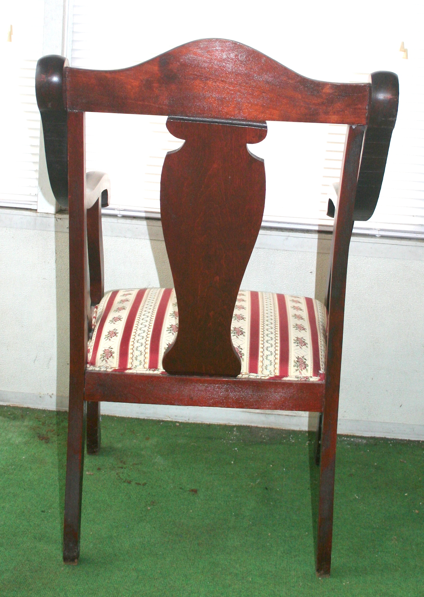 Mahogany Eastlake Style Vintage Arm Chair