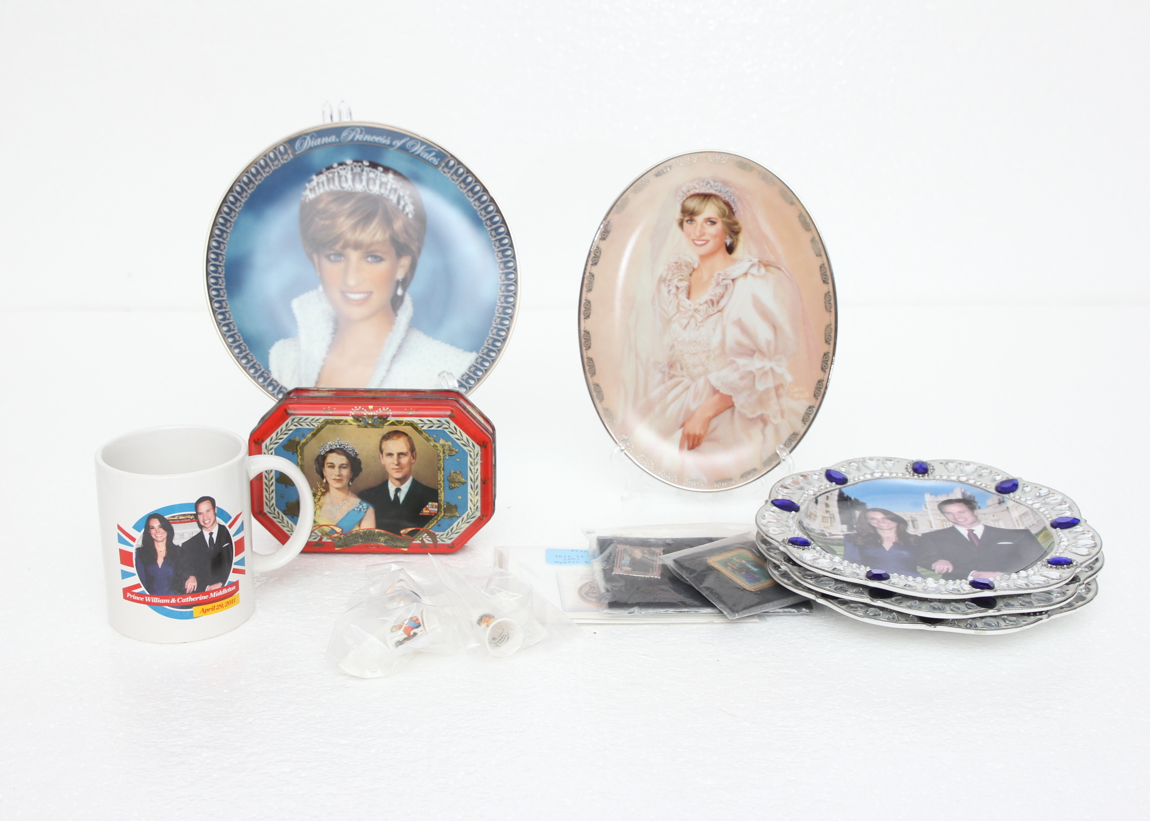 Collection of Royal Family Plates and Collectibles