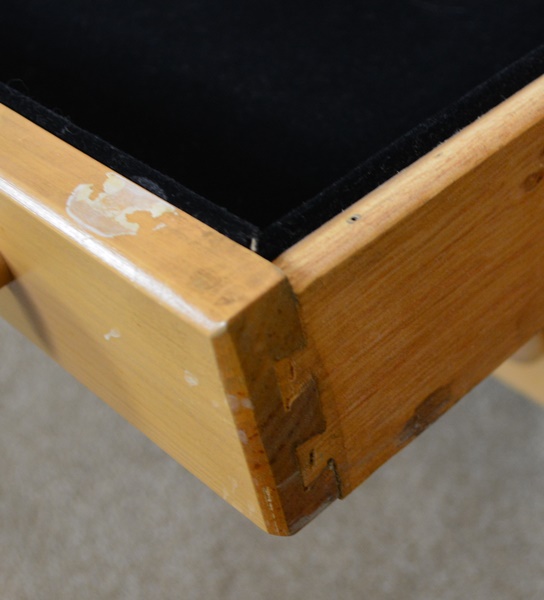 Broyhill Pine Shadowbox Coffee Table