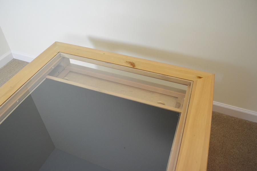 Broyhill Pine Shadowbox Coffee Table