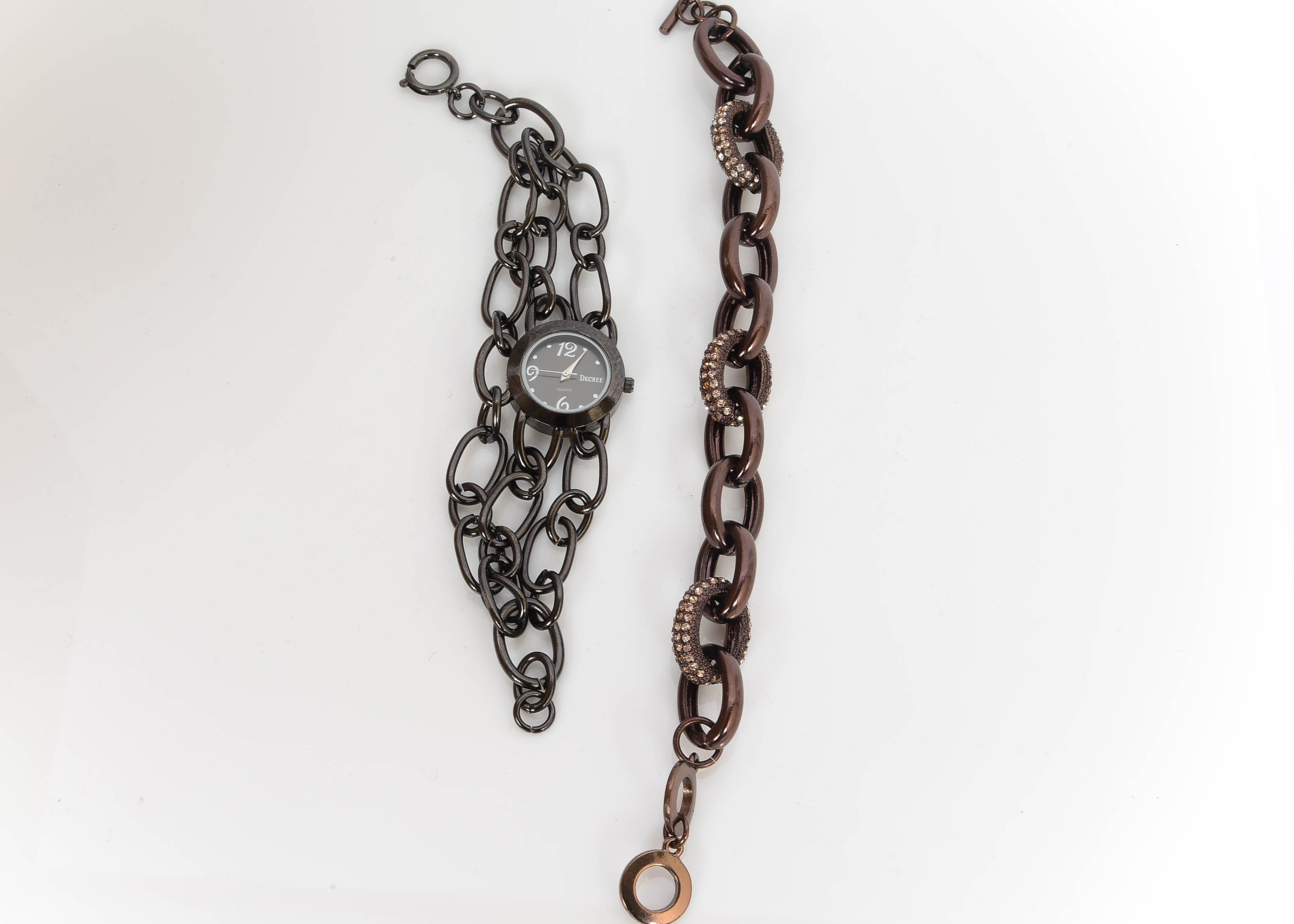 Black Watch and Chocolate Tone Bracelet