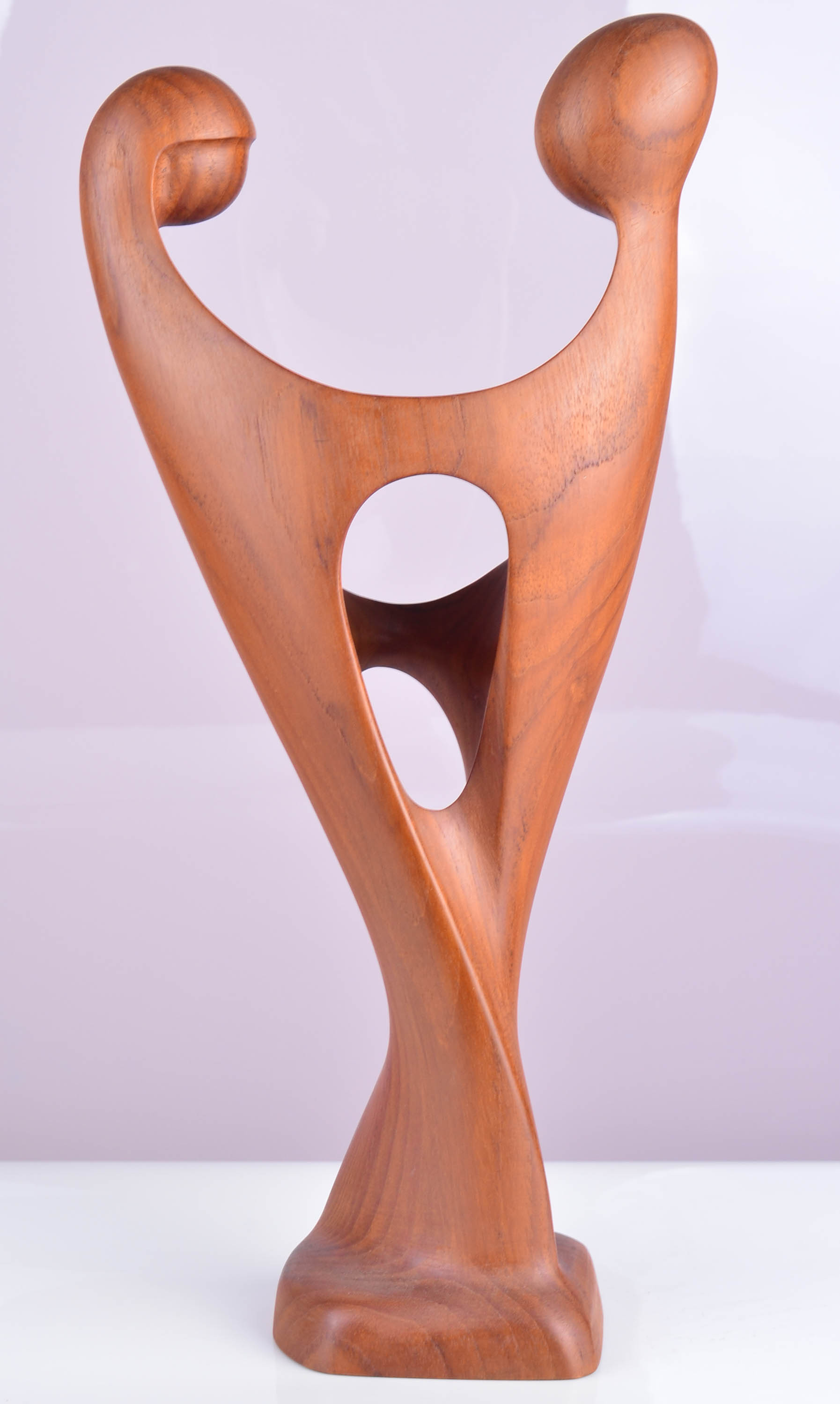 Simon Randers Mid Century Danish Teak Sculpture