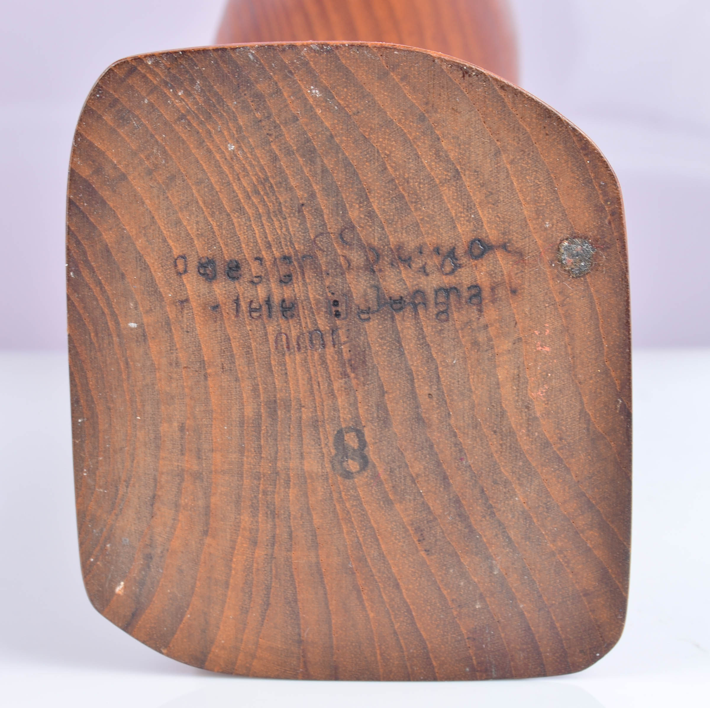 Simon Randers Mid Century Danish Teak Sculpture