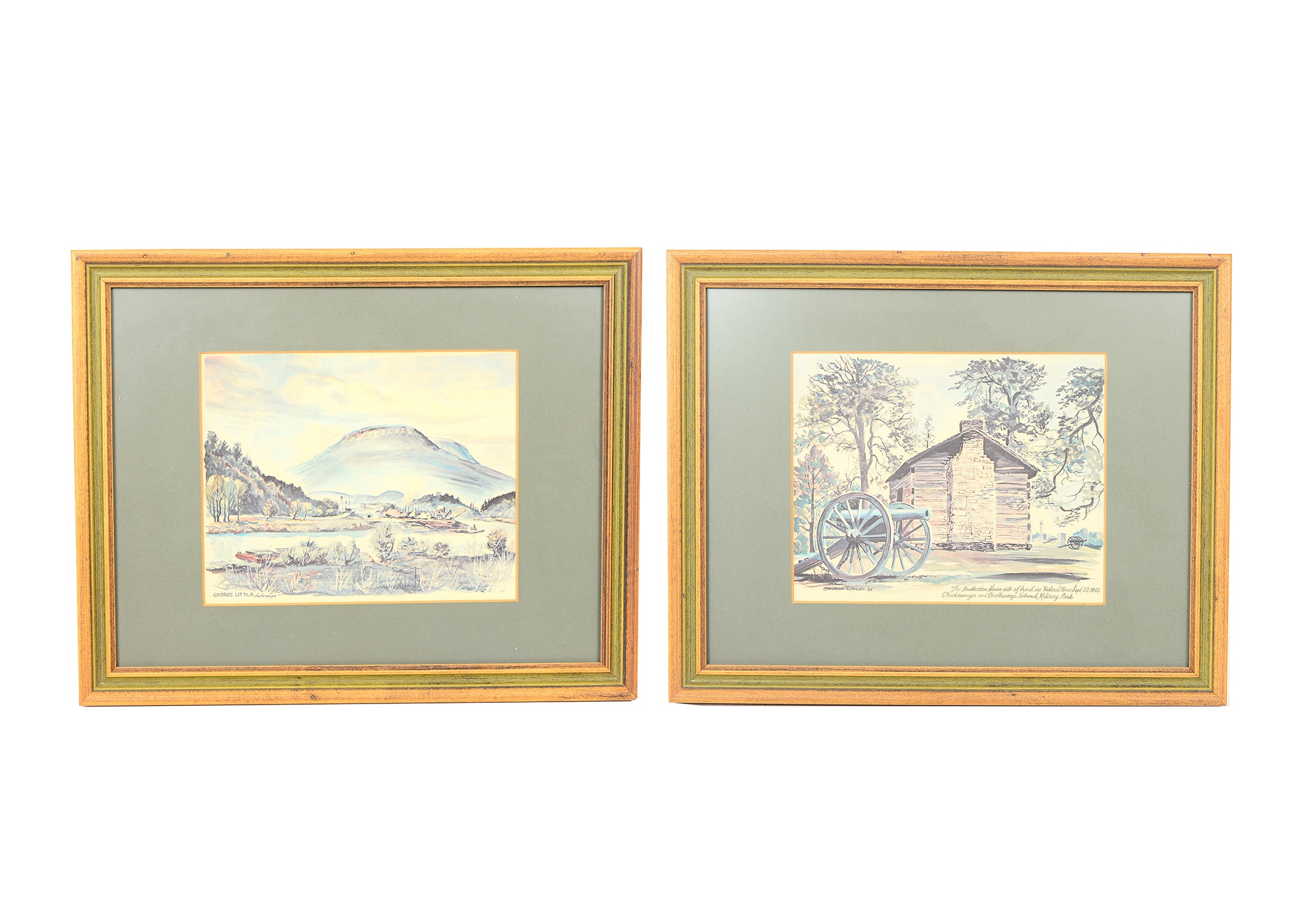 Pair of George Little Paintings