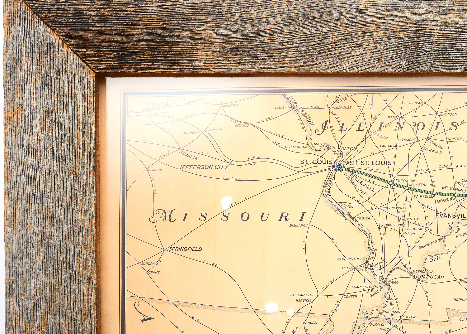 1949 Southern Railway System Map