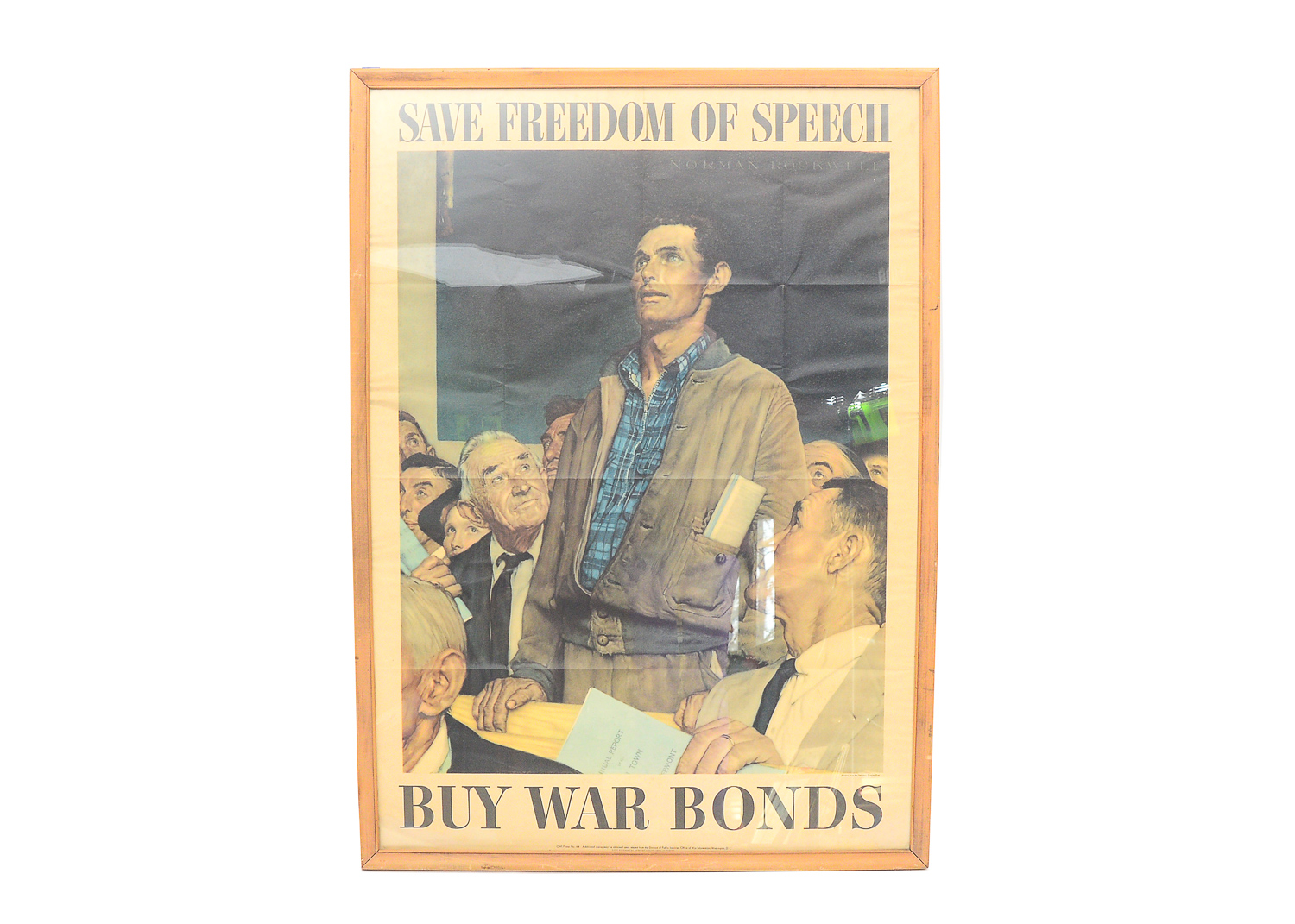 Complete Set of 1943 Norman Rockwell "Four Freedoms" Illustration