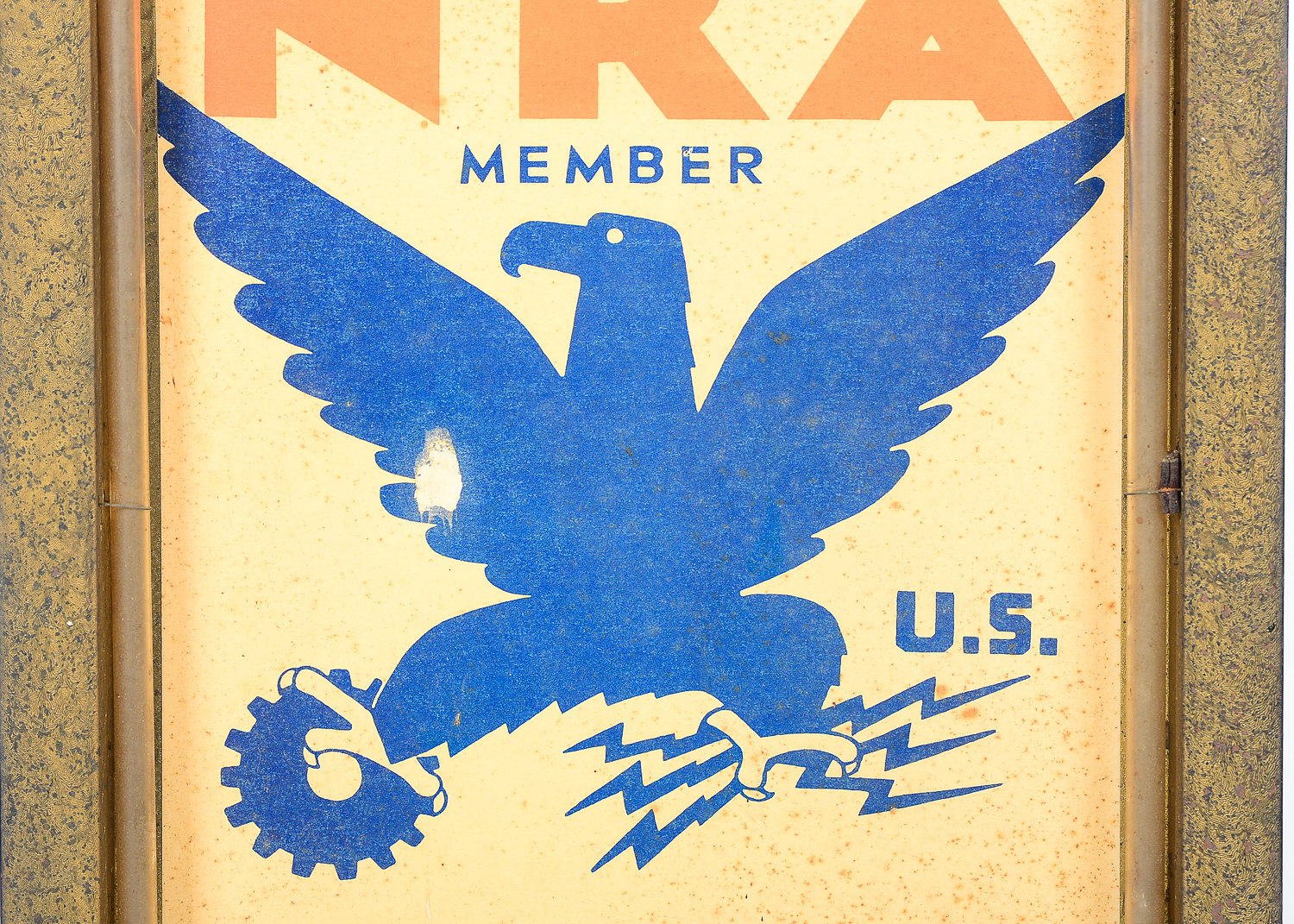 1933 "National Recovery Administration" New Deal Neon Sign