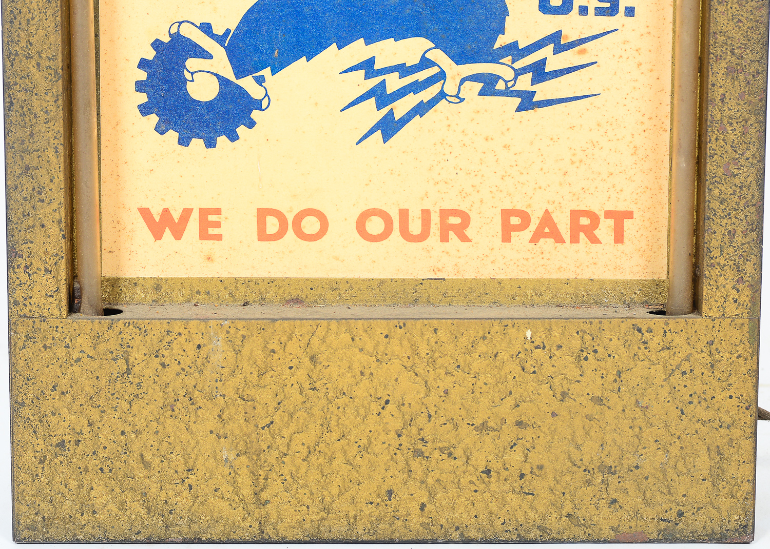 1933 "National Recovery Administration" New Deal Neon Sign