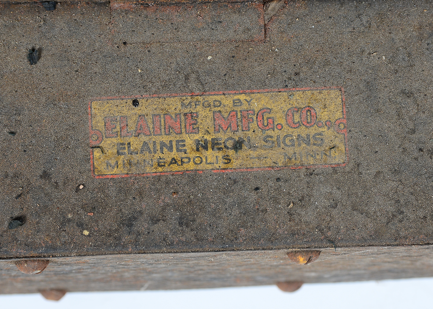 1933 "National Recovery Administration" New Deal Neon Sign