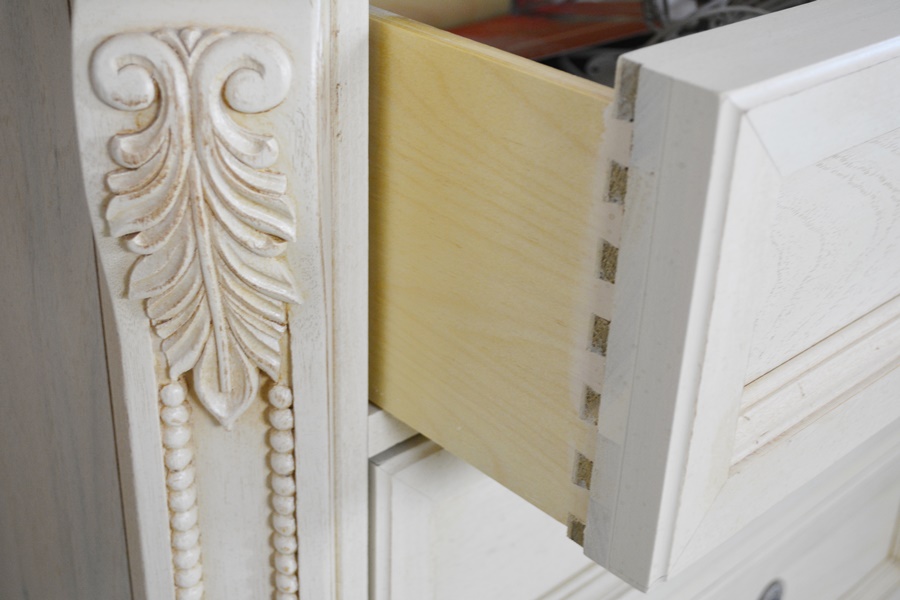 Thomasville Impressions Marble Top Truncated Corner Nightstand