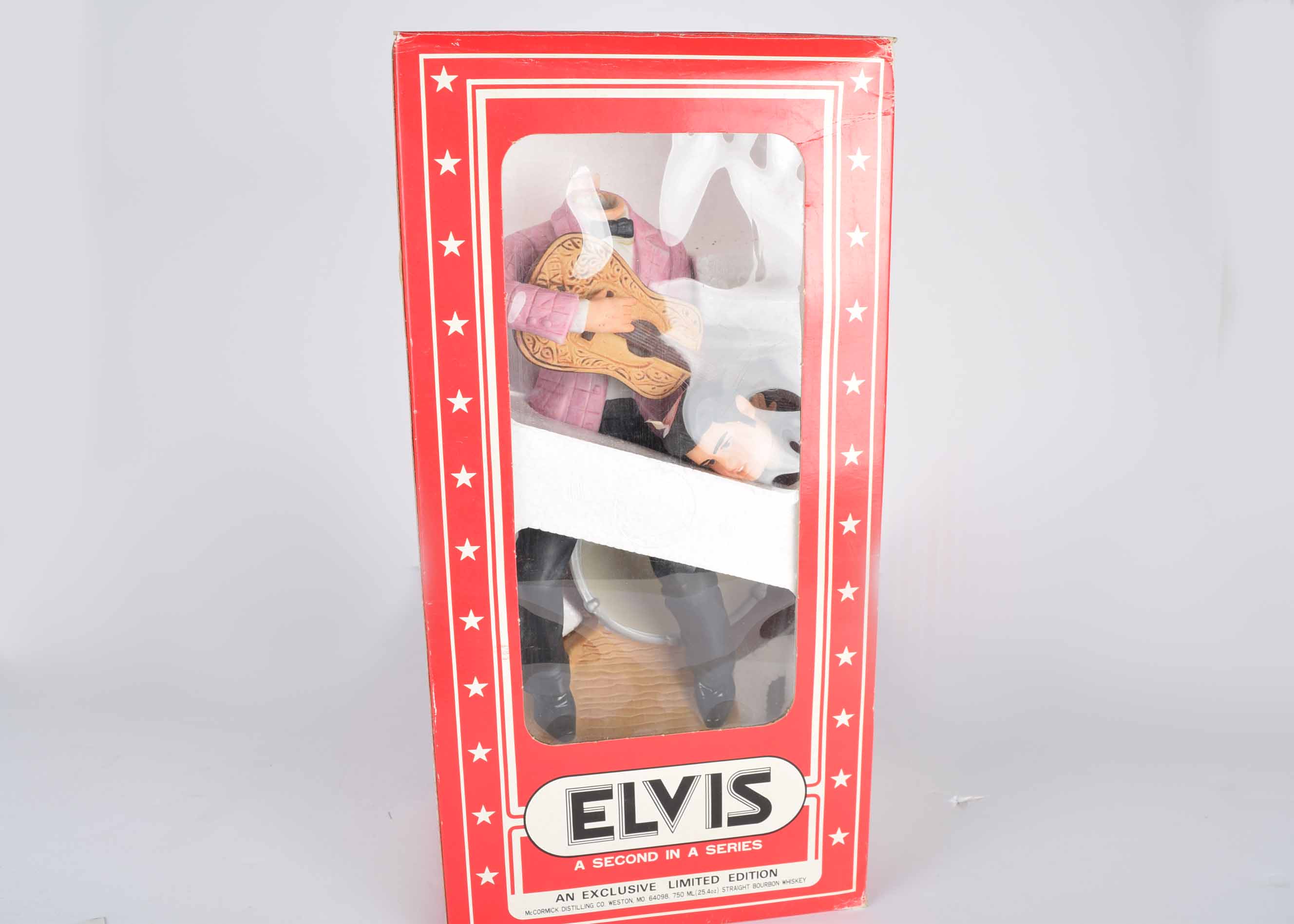 1977 McCormick Distilling Co.Limited Edition Elvis Presley '55 Music Box Decanter