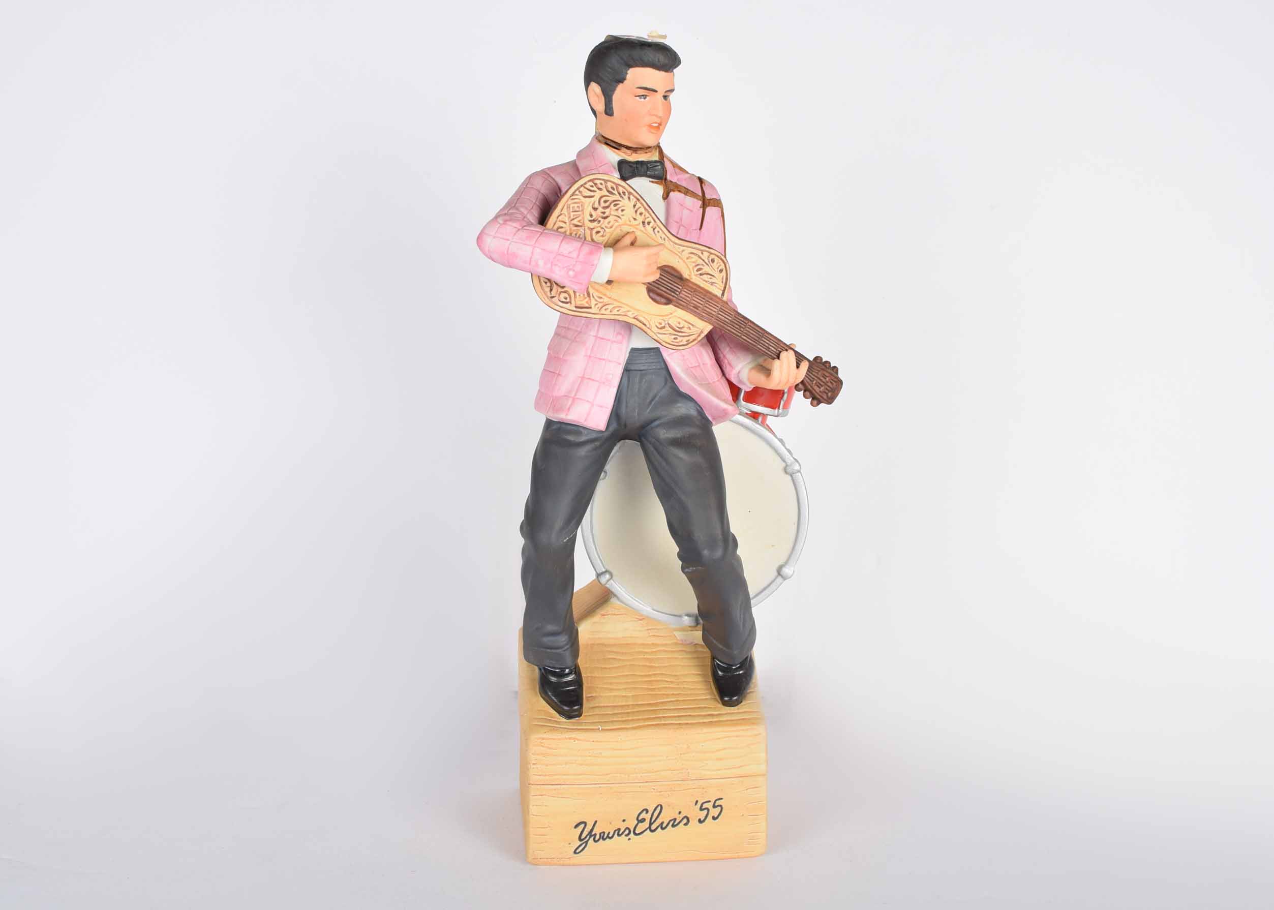 1977 McCormick Distilling Co.Limited Edition Elvis Presley '55 Music Box Decanter