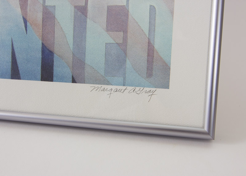 Signed "Undaunted" 9/11 Commemorative Lithograph by M.A. Gray