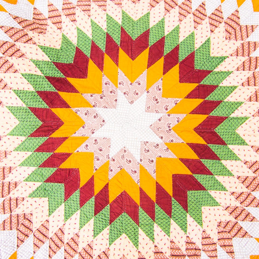 Antique Star Quilt made in 1865