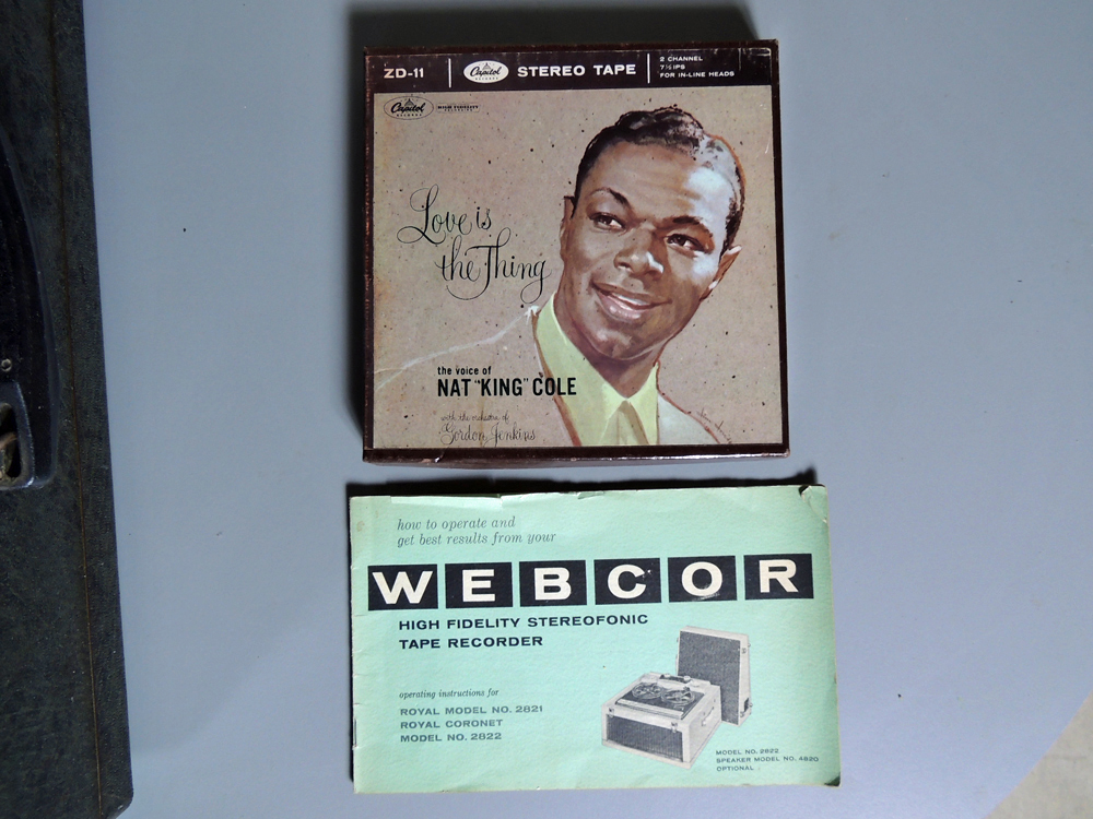 Webcor Royal Reel to Reel Tape Recorder