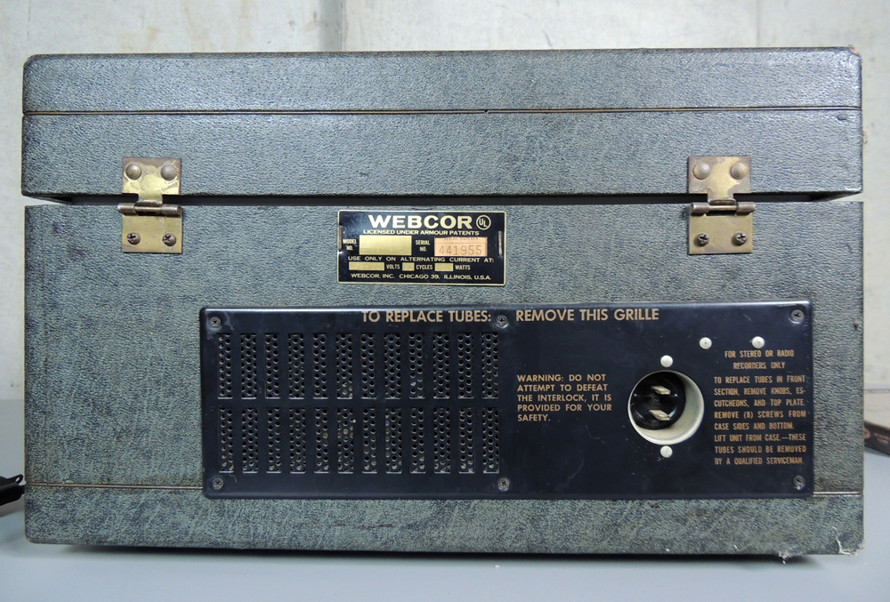 Webcor Royal Reel to Reel Tape Recorder