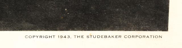 Frederic Tellander 1943 "Flying Fortress" Lithograph Print