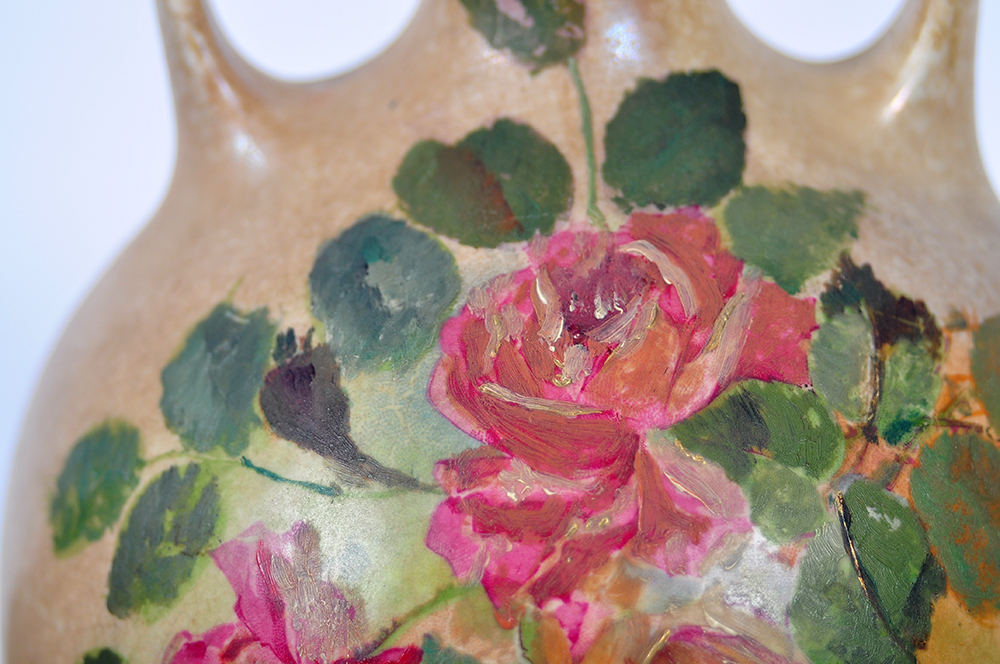 Collection of Stellmacher Teplitz Pottery Vases